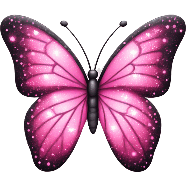 pink sparkle butterfly emoji