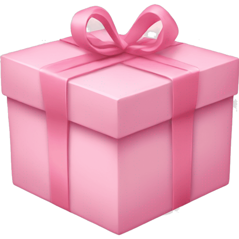 Light pink heart-shaped gift box emoji