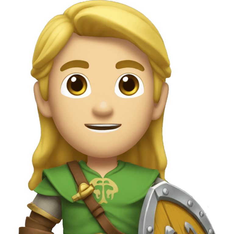 link-the-warrior-saying-hi emoji