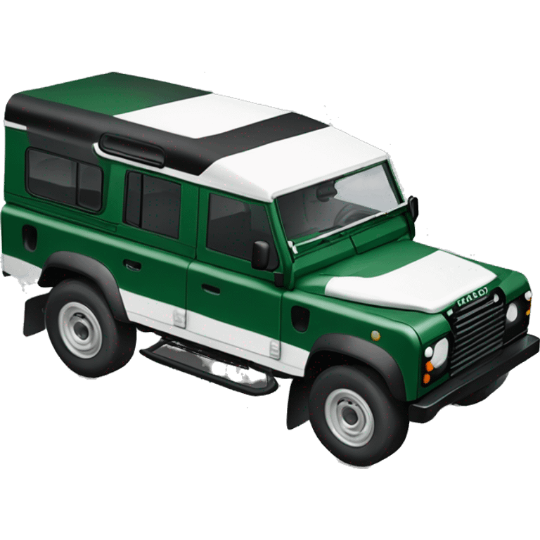 land rover verde ecuro preto e branco emoji