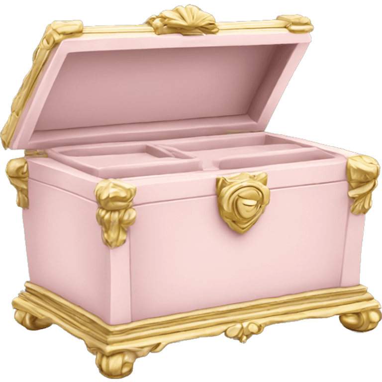 Regency jewelry box light pink color  emoji