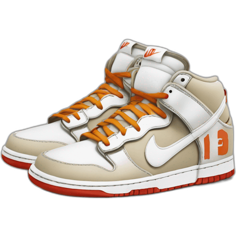 Nike Dunk Rubber Off-white emoji