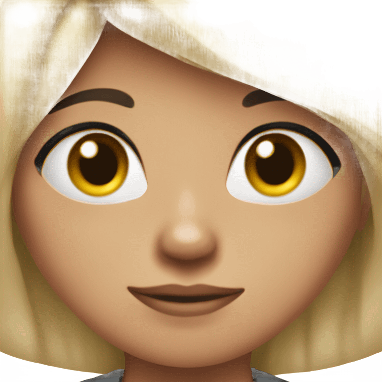 The hiperpigmemtation girl emoji