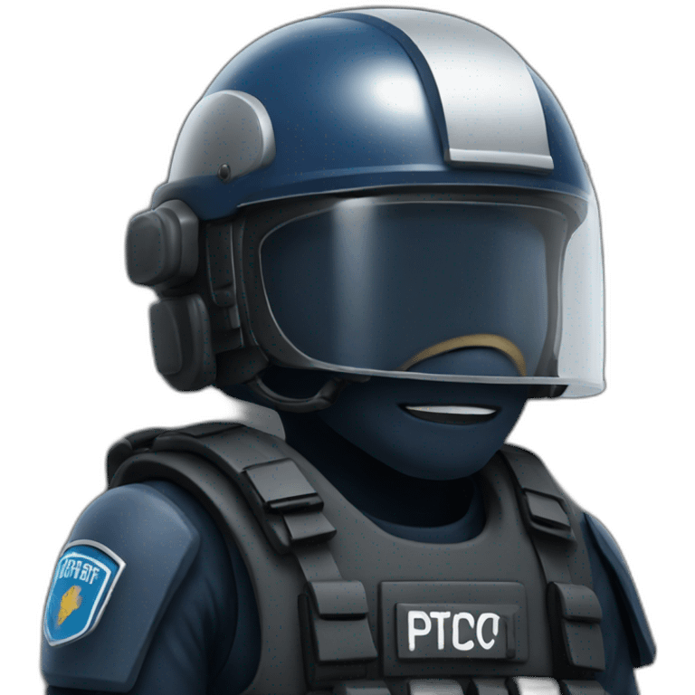 Riot police emoji