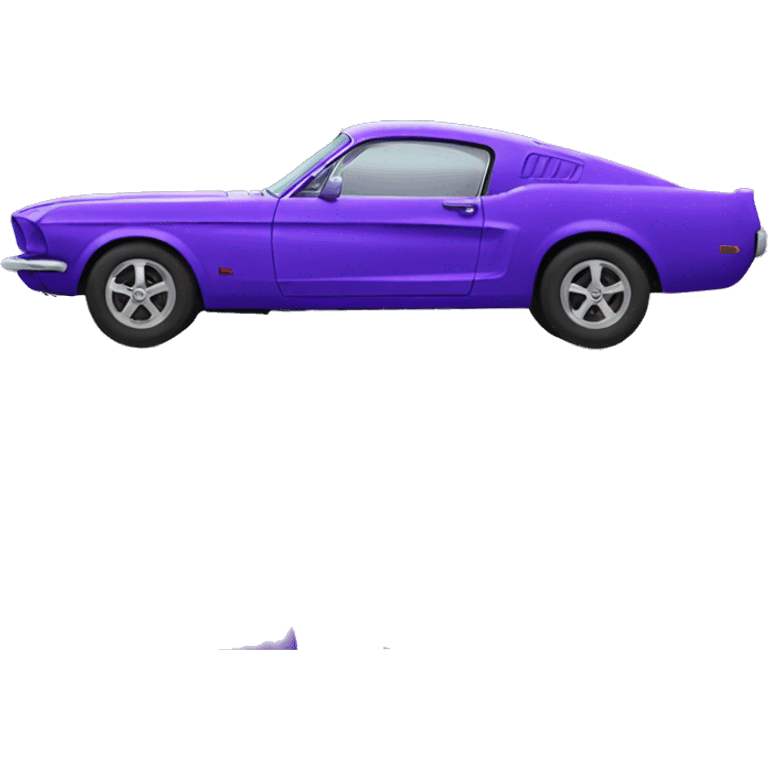 Purple mustang emoji