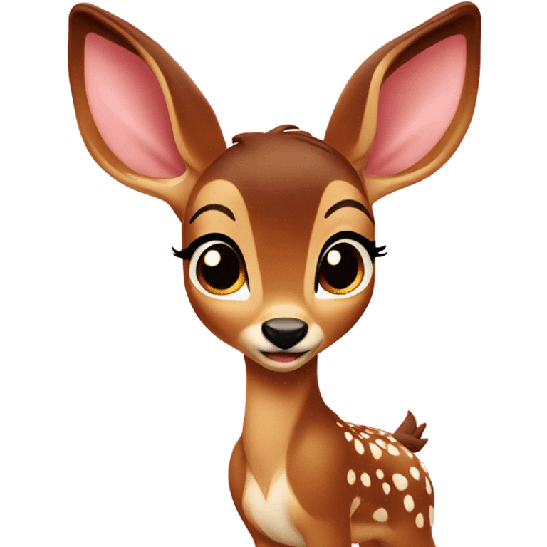 bambi with 🎀 emoji