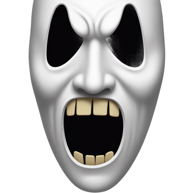 scream mask horror emoji