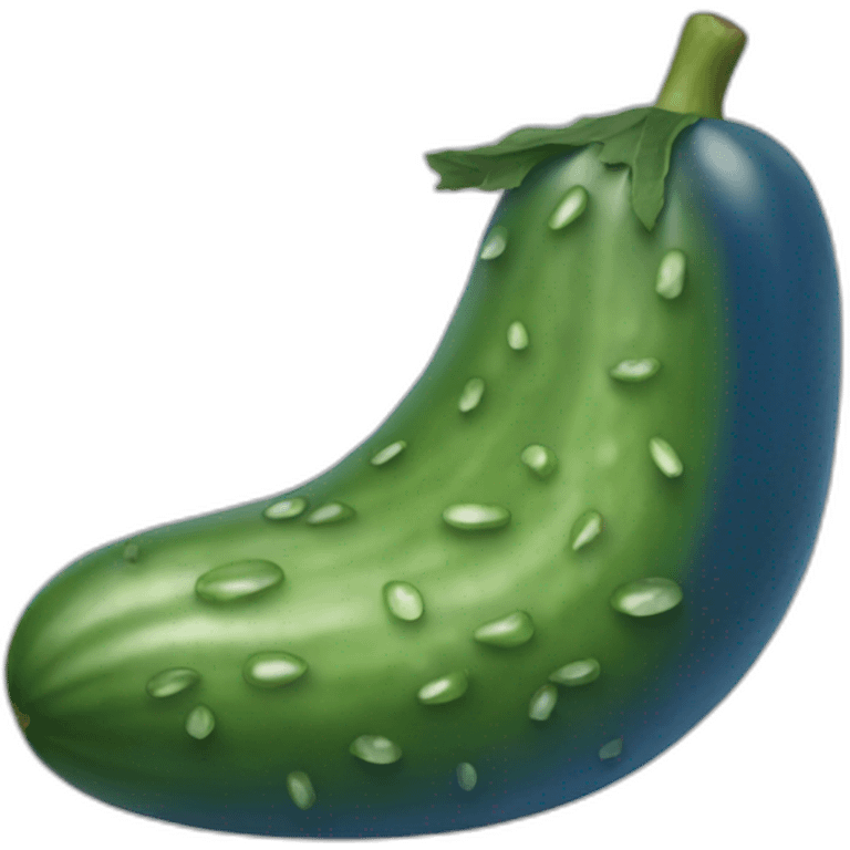 blue-pickle emoji