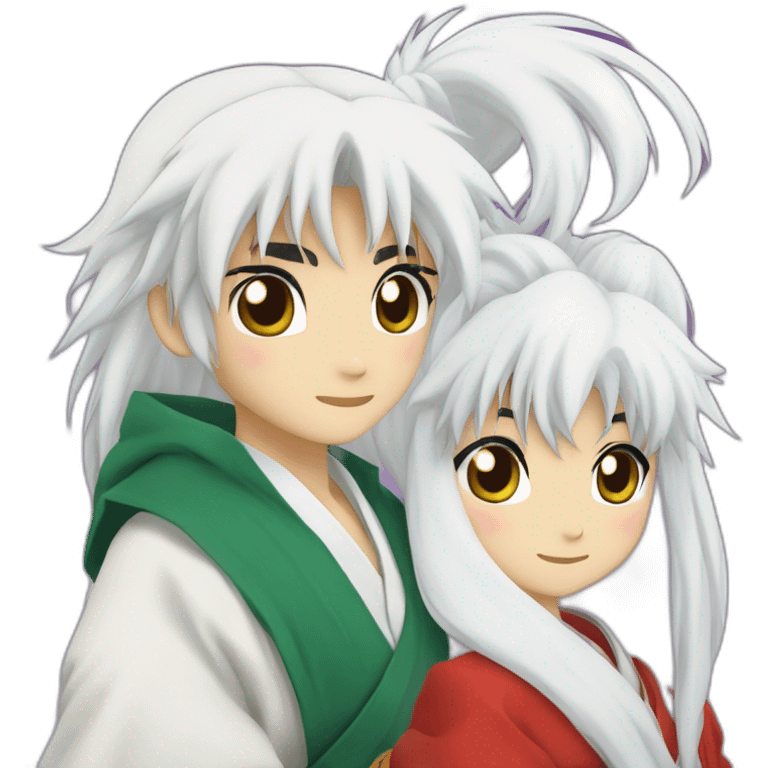 Rin and Sesshomaru (Inuyasha) emoji