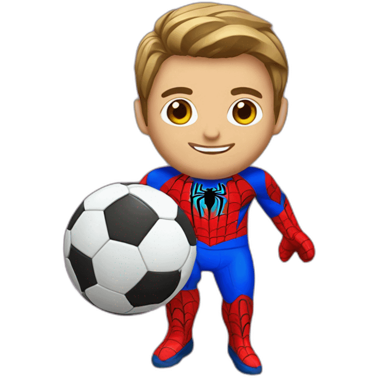 spiderman futbol emoji