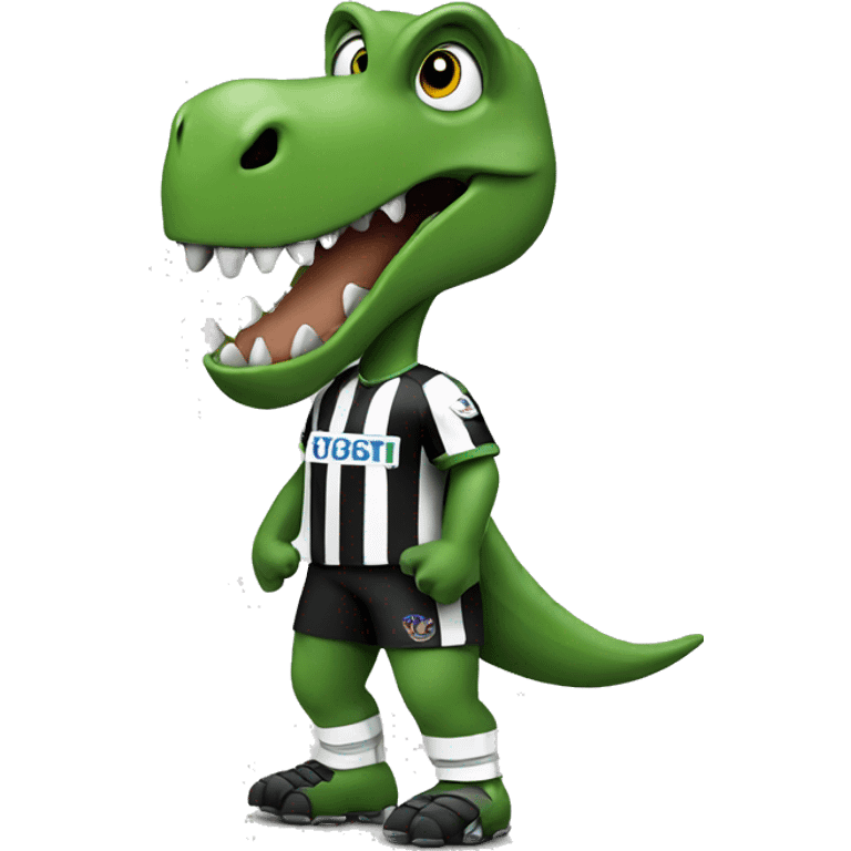 dinosaur in newcastle football shirt  emoji