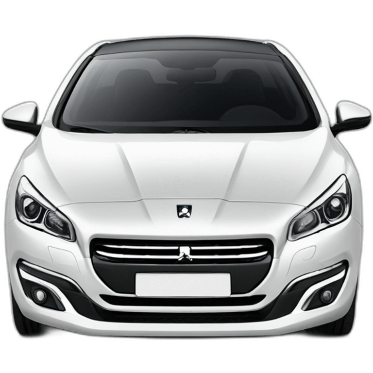 Peugeot 508 blanco emoji