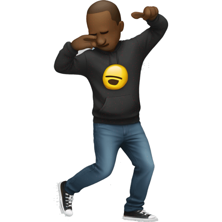 person dabbing emoji