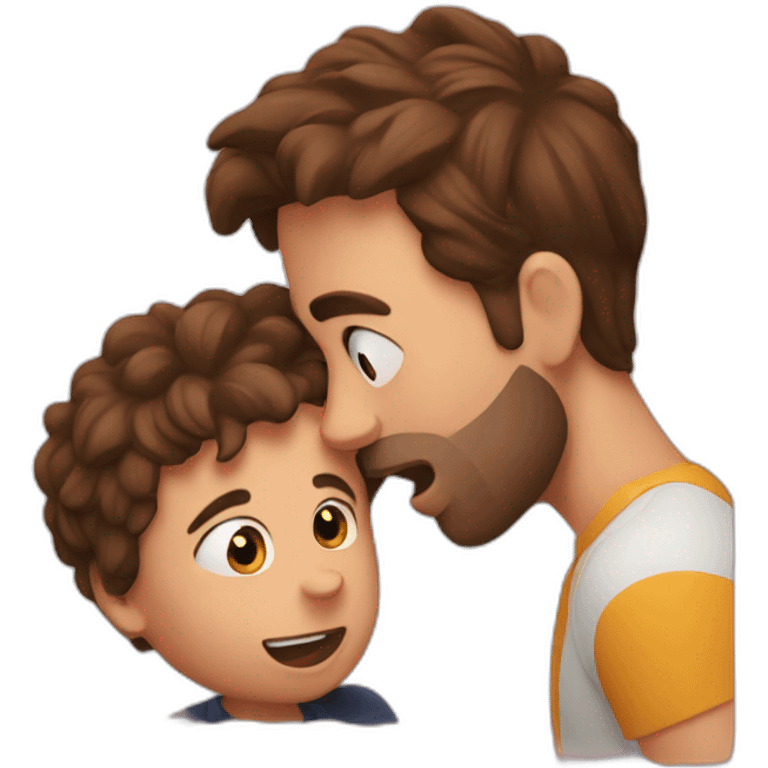 benoit getting bite by his mom emoji