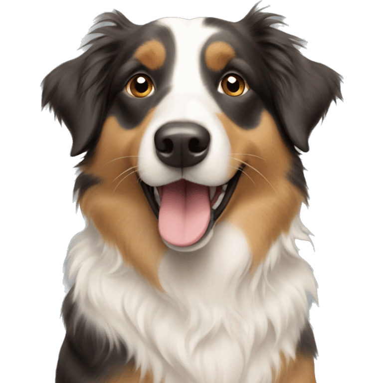 Australian Shepherd and golden retriever mix emoji