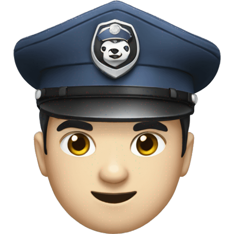 panda policier emoji