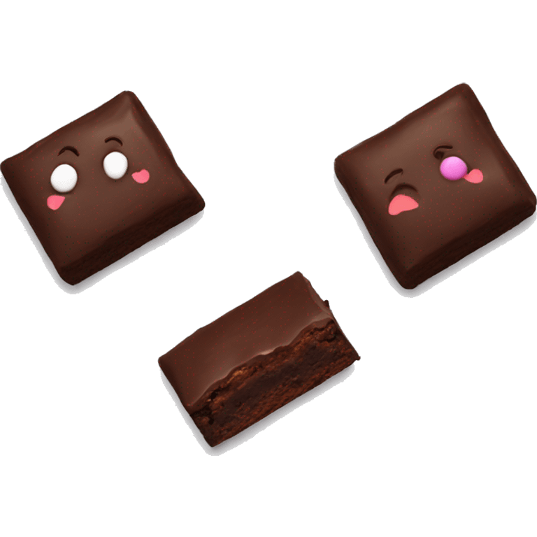 Chocolate brownies  emoji