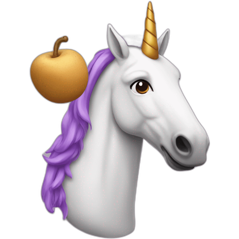 unicorn with potato head emoji