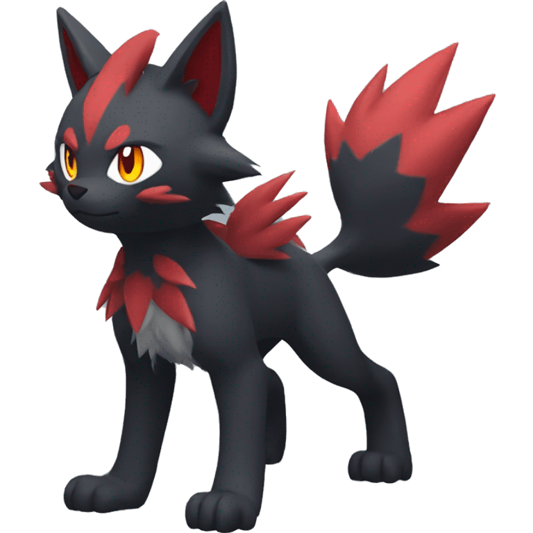 Litten-Zoroark full body emoji