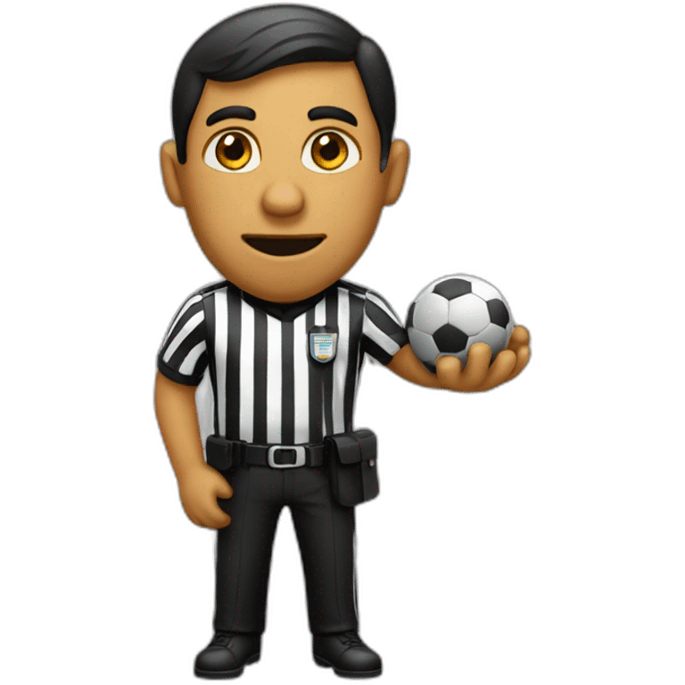 Corrupt football referee emoji