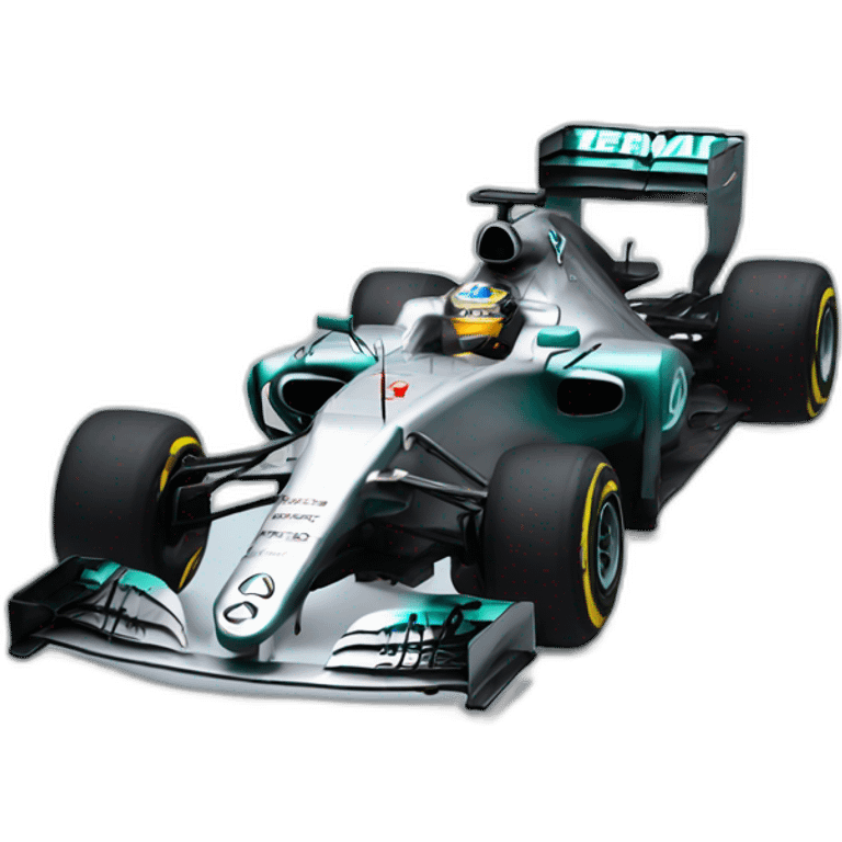 Mercedes F1 car emoji