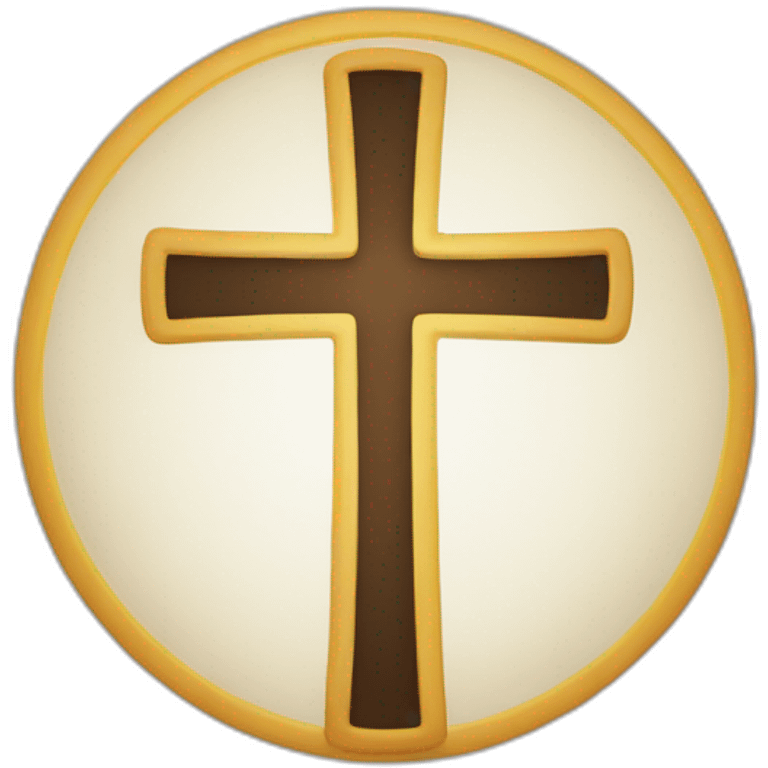 Crescent-logo-with-a-Christian-cross-in-the-center emoji