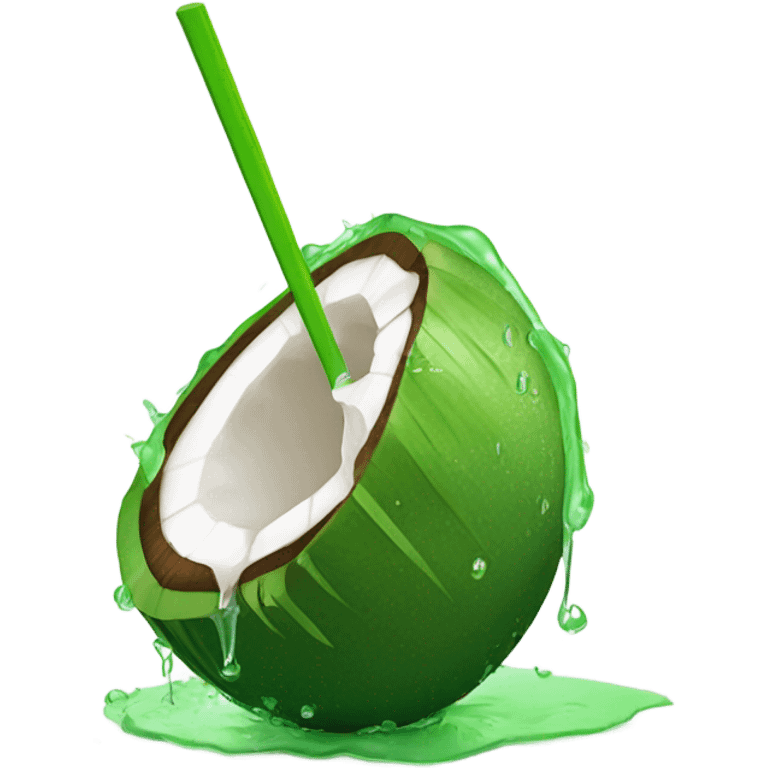 Coconut water  emoji