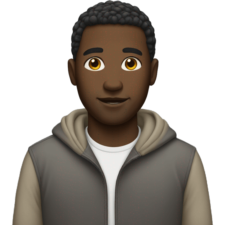 black man emoji