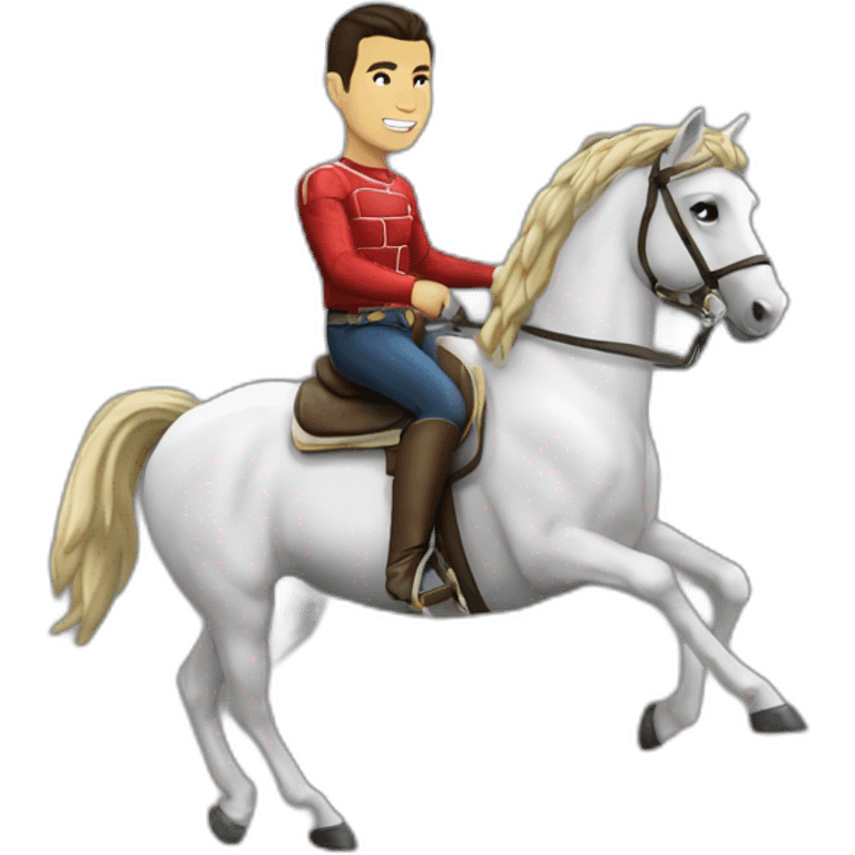 Cr7 sur cheval emoji