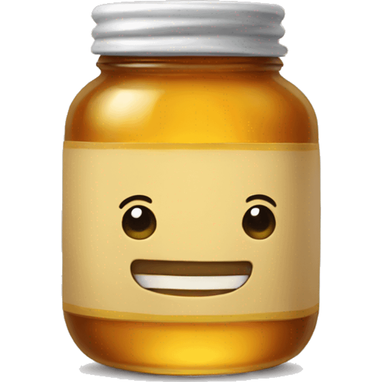 A jar of honey emoji