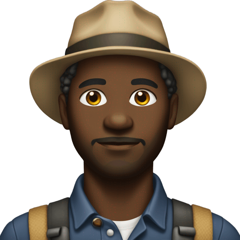 black guy plantation worker late 30s emoji