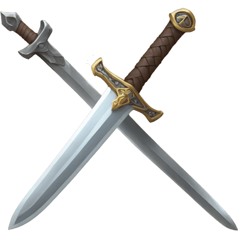 Legendary sword emoji