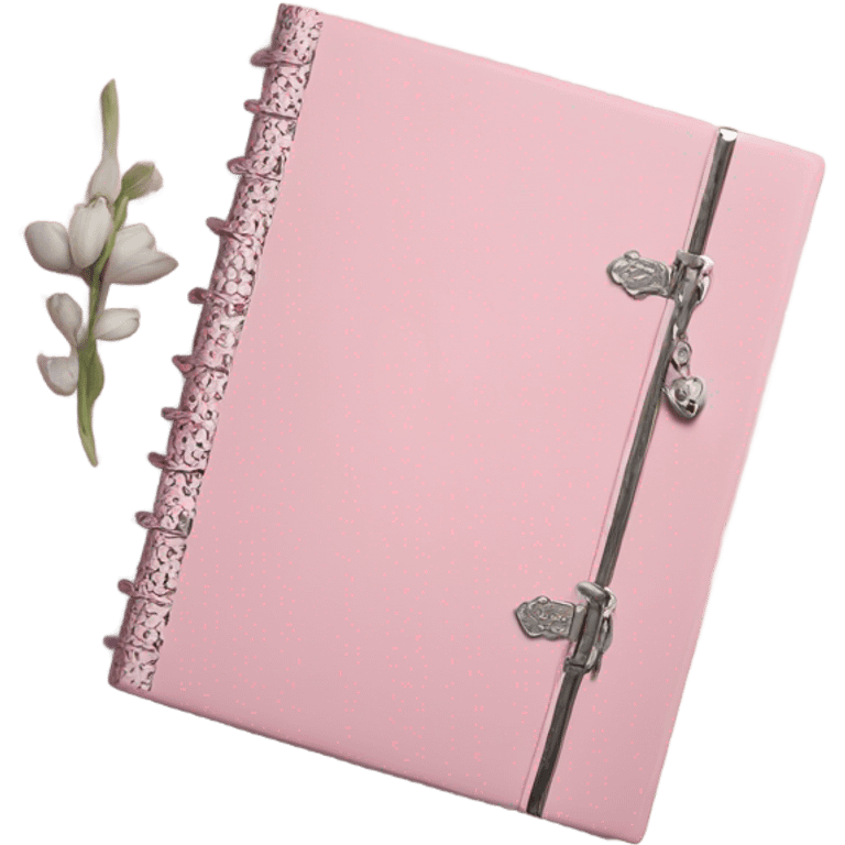 pink diary  emoji