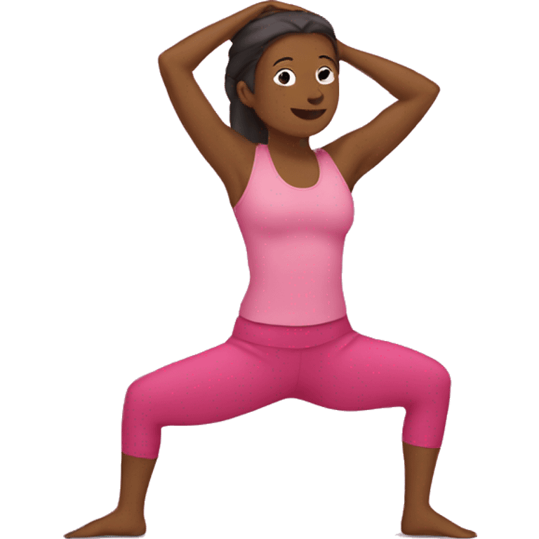 pink yoga mat emoji