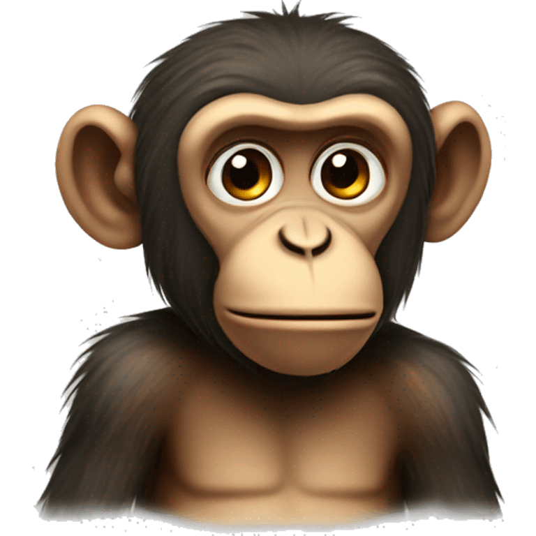 Monkey very sad emoji