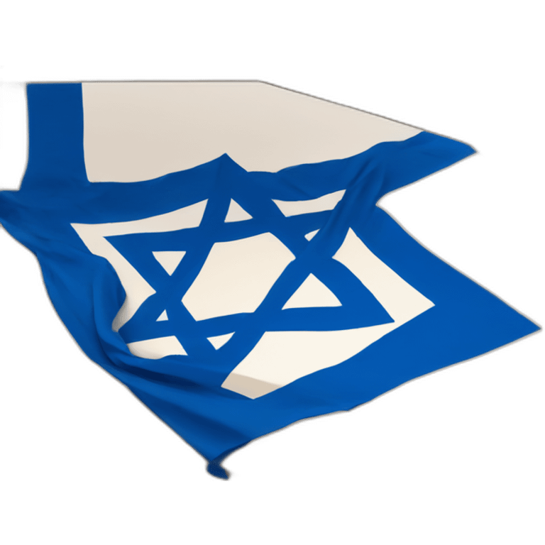 Israel flag on coffin emoji