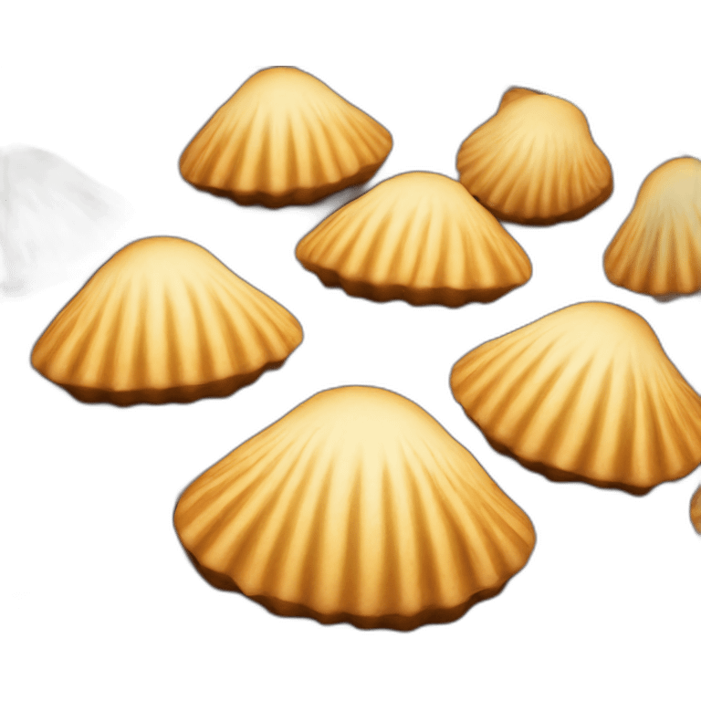 shell-shaped madeleine cake emoji