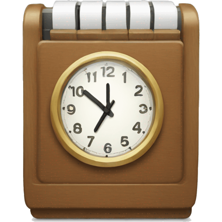 flip clock emoji