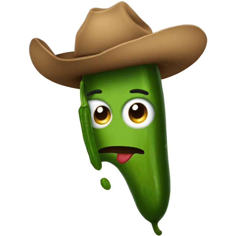 cowboy pickle emoji