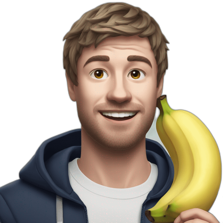 Mr beast mangeant une banane emoji