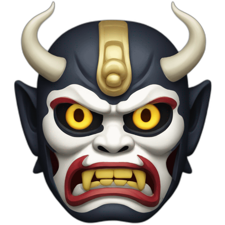 japanese oni mask of darkness emoji