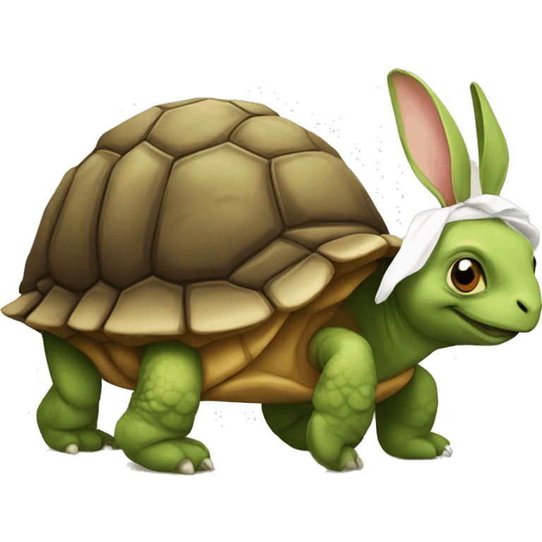 tortoise + rabbit  emoji