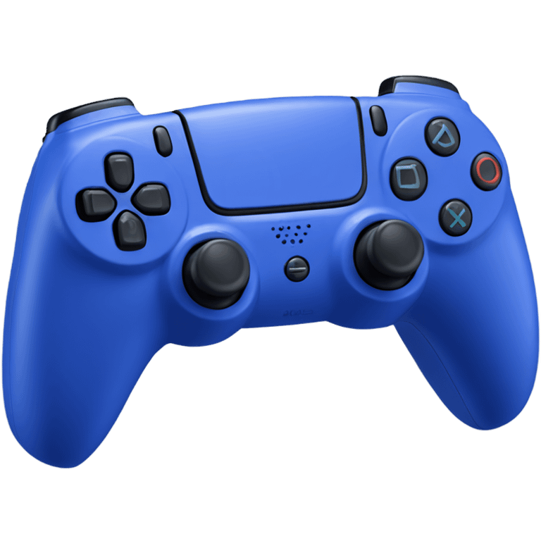 blue ps5 controller  emoji