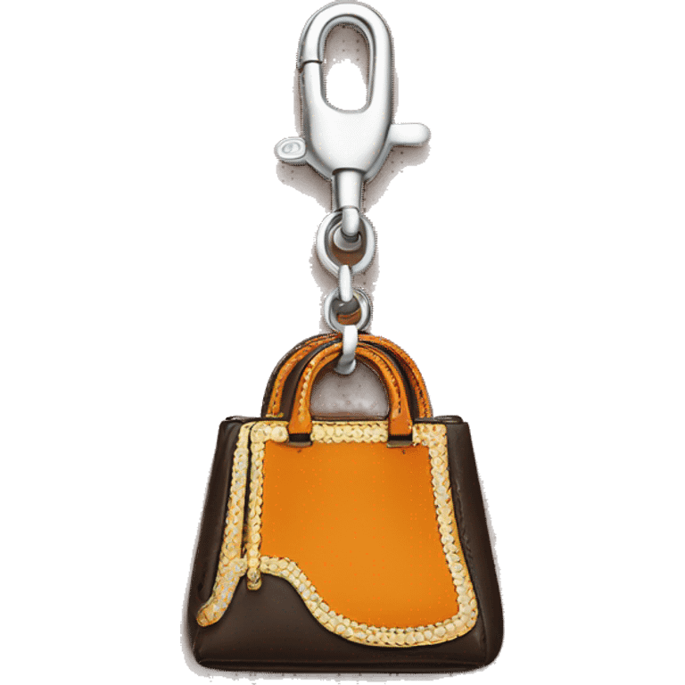 hermes rodeo bag charm  emoji