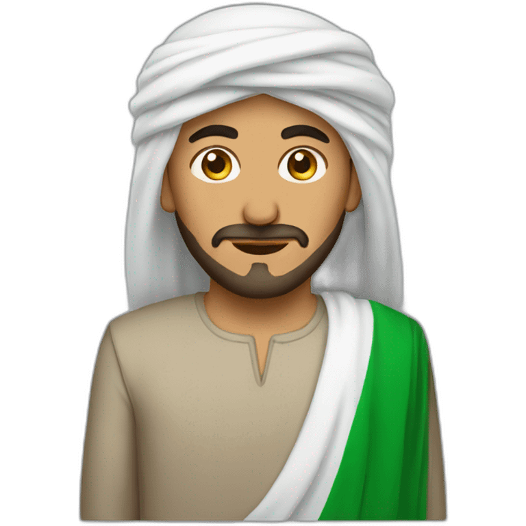 man arab in algeria emoji