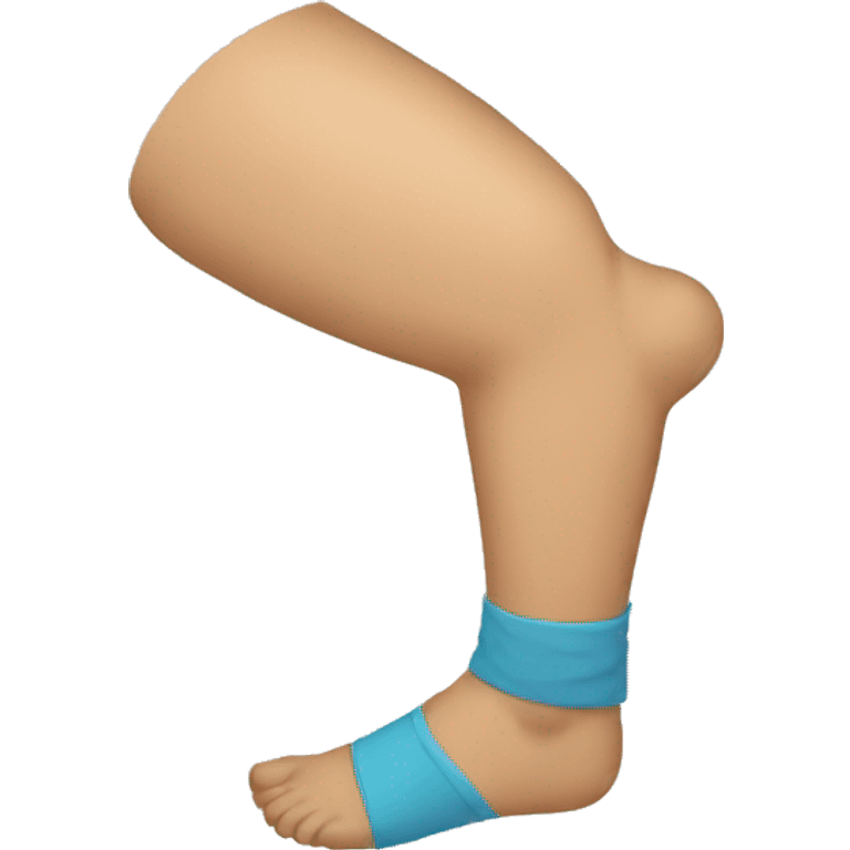 Leg cast emoji