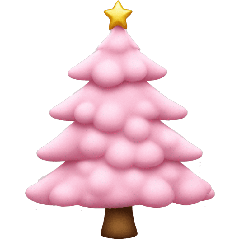 Baby Pink Christmas tree emoji