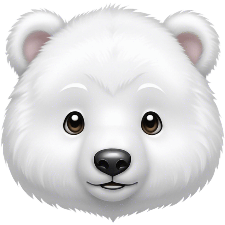 baby white bear emoji