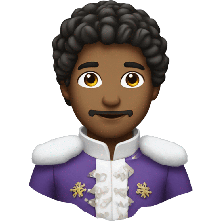 Prince From snow in white  emoji