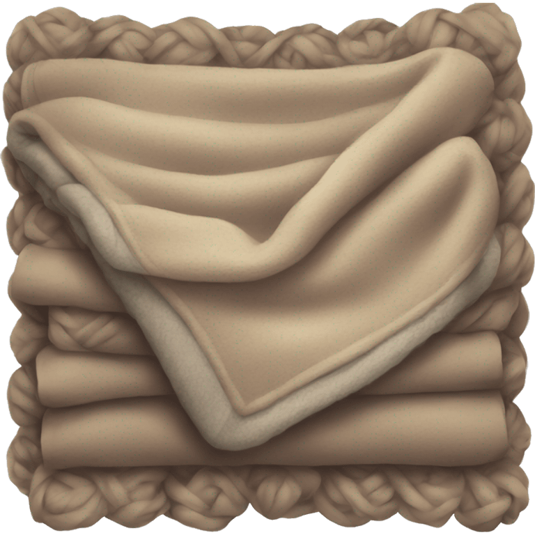 Cozy blanket emoji